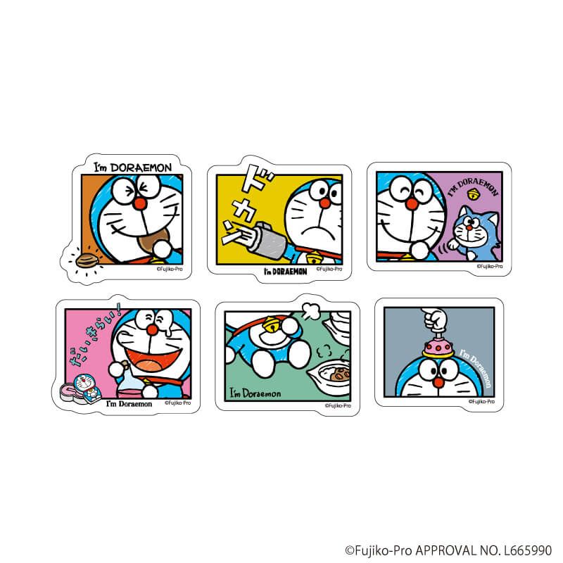 フレークシール(6枚セット)「I’m Doraemon」01/I'm Doraemon