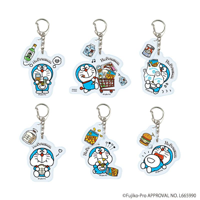 パーツ付きアクリルキーホルダー「I’m Doraemon」01/ブラインド(6種)
