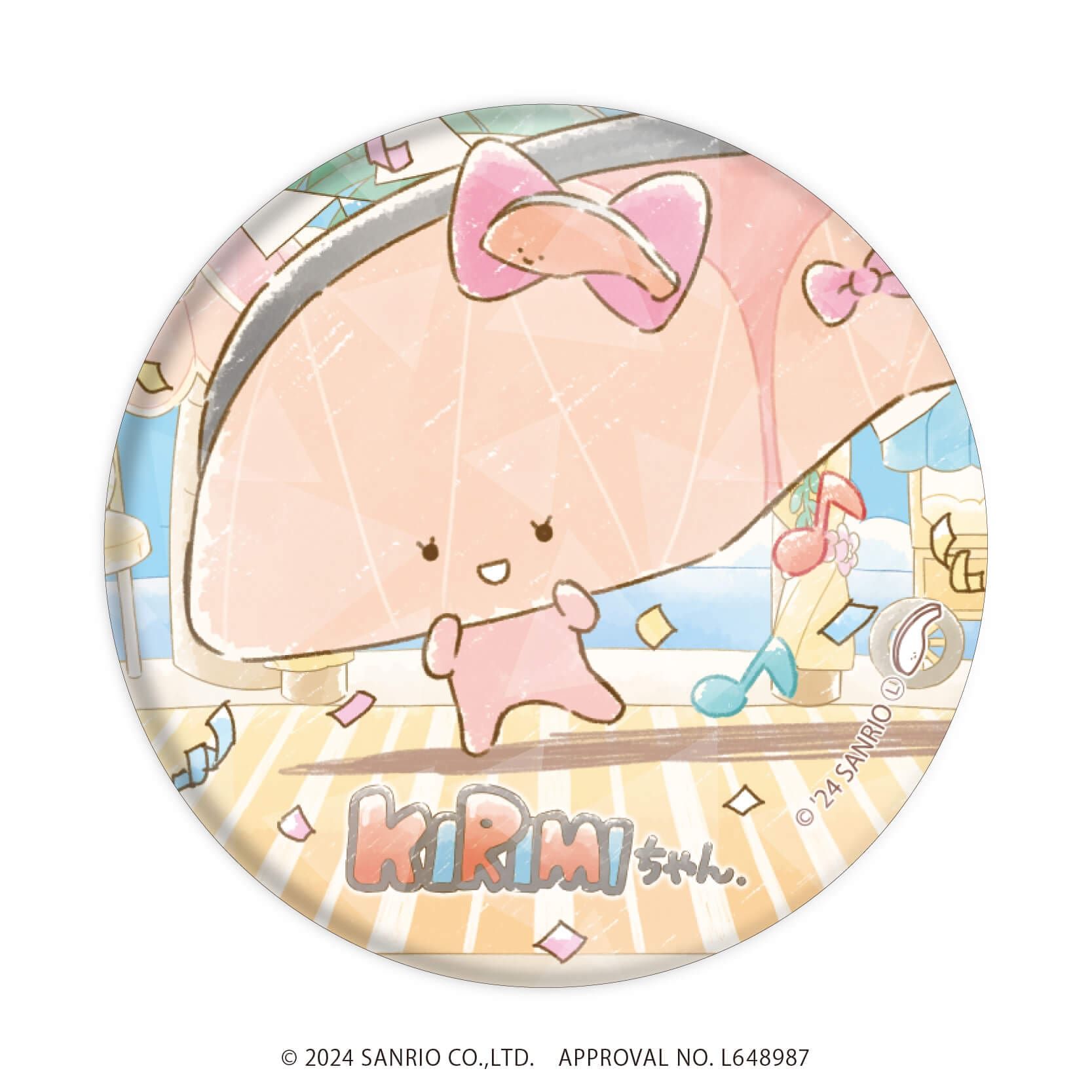 ホログラム缶バッジ(57mm)「KIRIMIちゃん.」01/コンプリートBOX(全5種)(グラフアートイラスト)