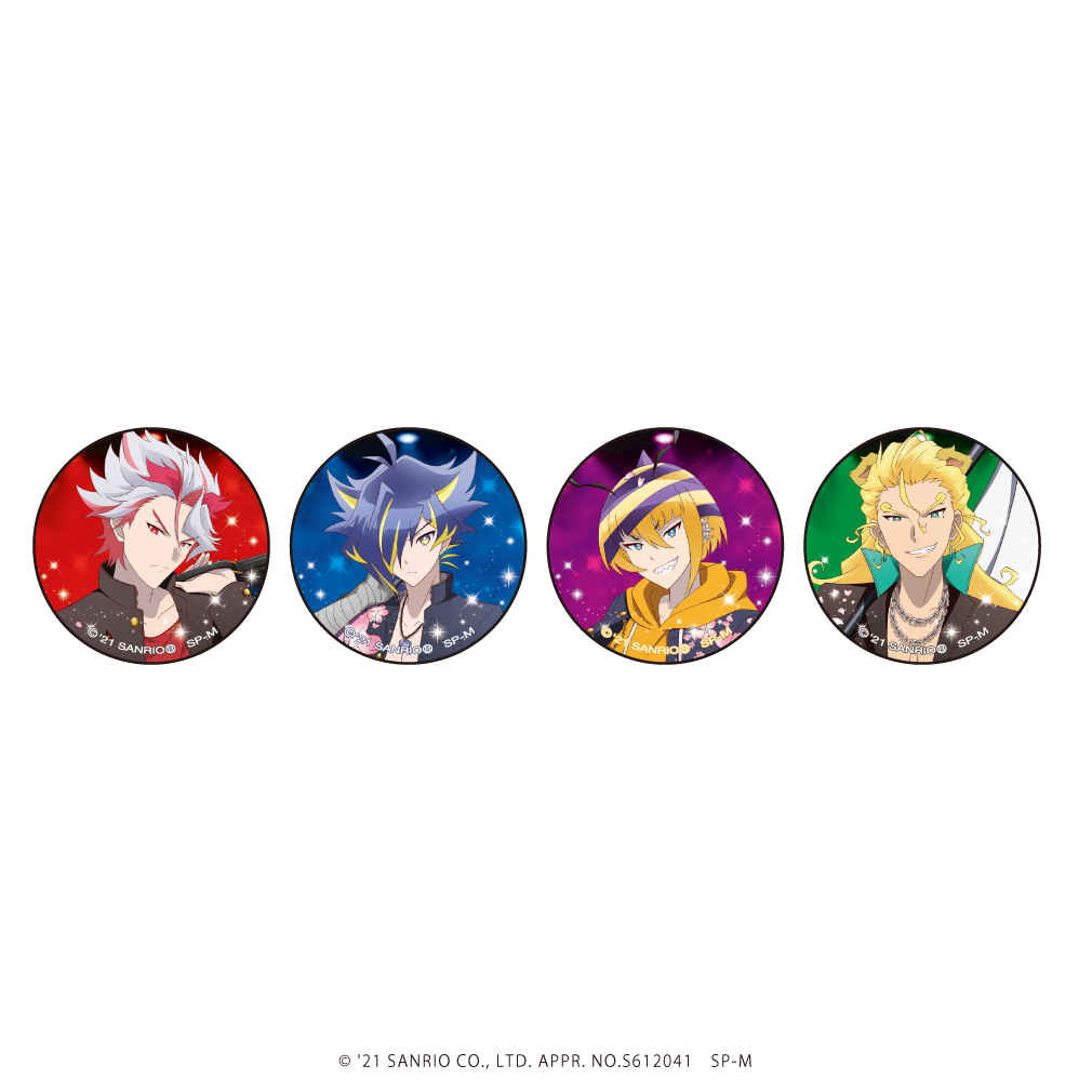 サンリオアニメストアオンライン Ec限定 缶バッジ Show By Rock 46 Dokonjofingerセット ミディコレver