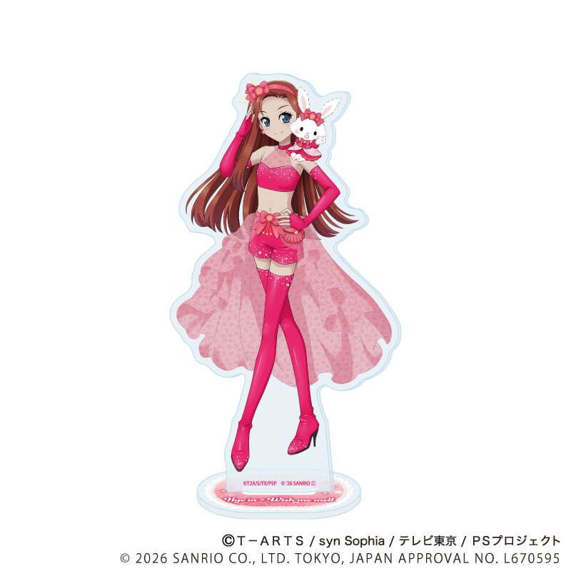 アクリルスタンド「プリティーシリーズ×サンリオキャラクターズ」04/へイン×ウィッシュミーメル(コラボイラスト)