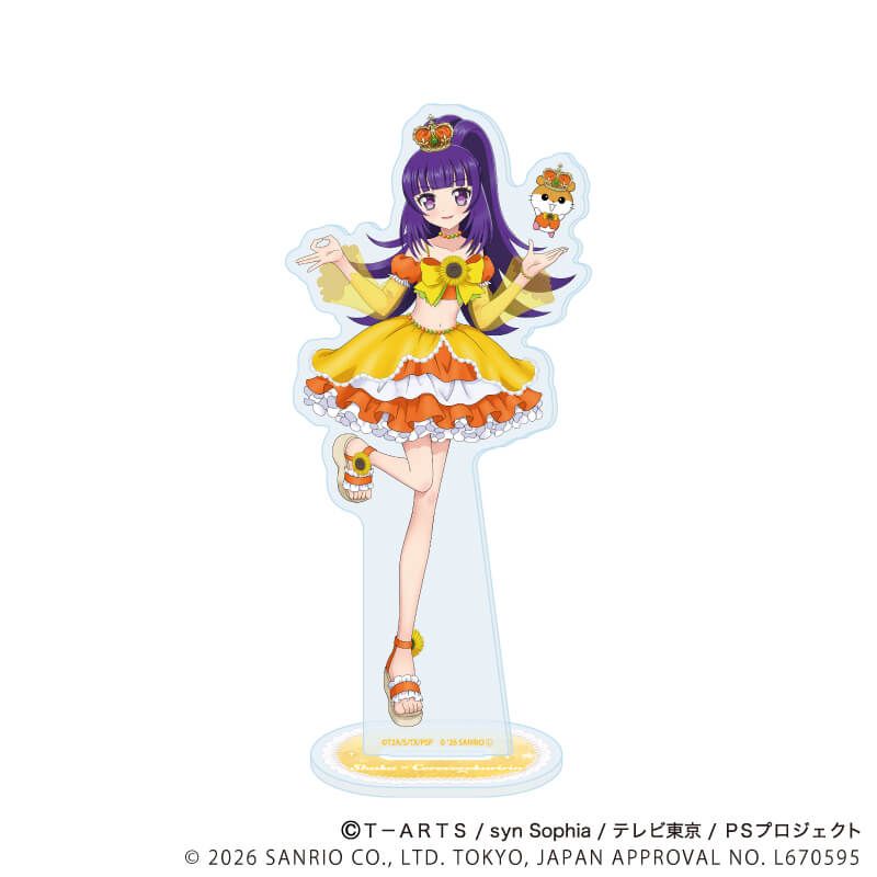 アクリルスタンド「プリティーシリーズ×サンリオキャラクターズ」10/華園しゅうか×コロコロクリリン(コラボイラスト)