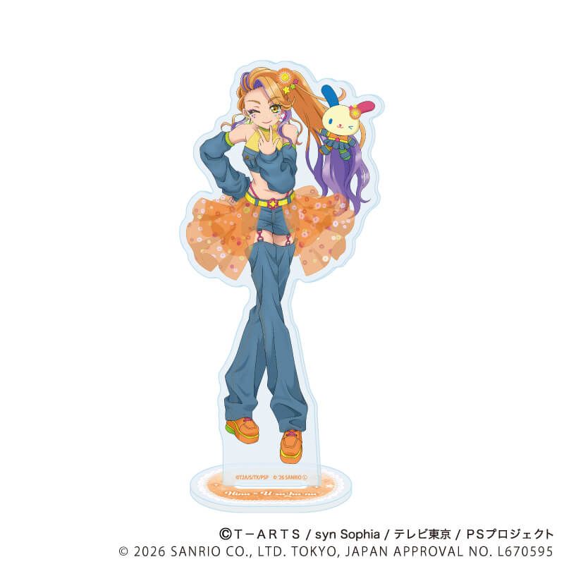 アクリルスタンド「プリティーシリーズ×サンリオキャラクターズ」14/弥生ひな×ウサハナ(コラボイラスト)