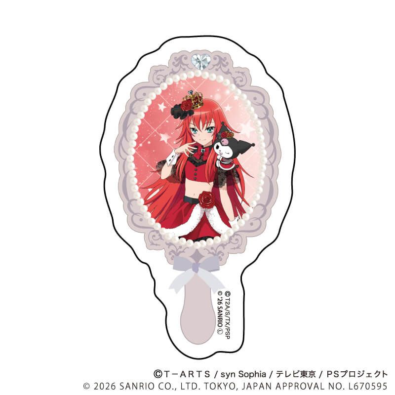 オーロラステッカー「プリティーシリーズ×サンリオキャラクターズ」06/蓮城寺べる×クロミ(コラボイラスト)