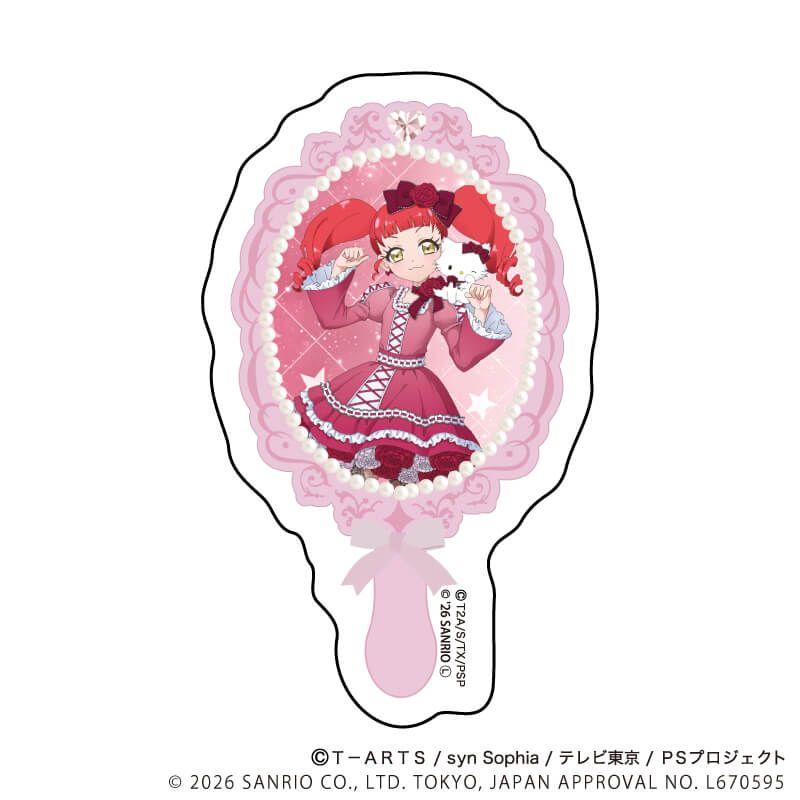 オーロラステッカー「プリティーシリーズ×サンリオキャラクターズ」12/赤城あんな×チャーミーキティ(コラボイラスト)