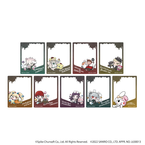 アクリルカード「ダンガンロンパ×サンリオキャラクターズ」04/コンプリートBOX(全9種)