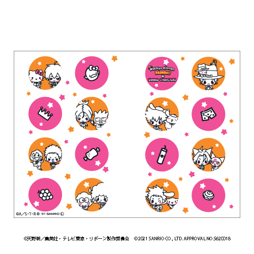 【限定商品】3色クリアボトル「家庭教師ヒットマンREBORN!×SANRIO CHARACTERS」01/整列デザイン