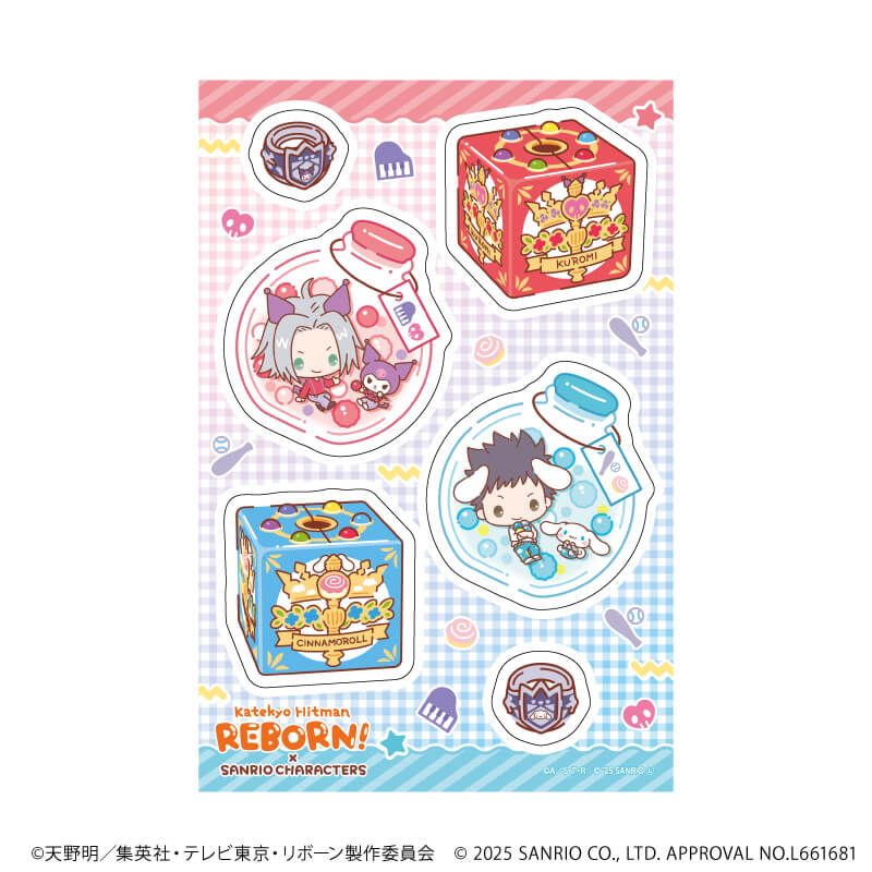 PETANTシール「家庭教師ヒットマンREBORN!×SANRIO CHARACTERS」07/Bver.(コラボイラスト)