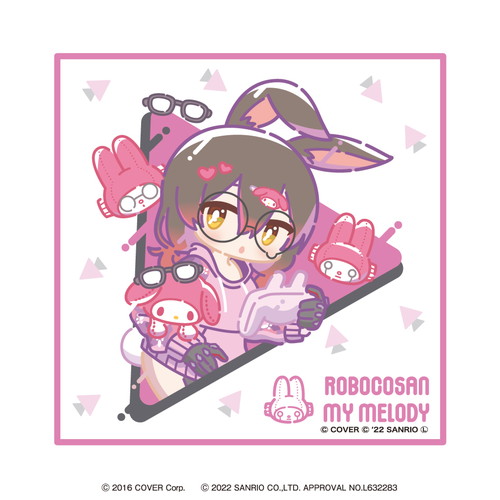 ROBO KITTY ハンドタオル ロボ子さん×マイメロディ｜ハンドタオル ロボ子さん「ホロライブ