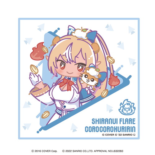 ハンドタオル　不知火フレア「ホロライブ×SANRIO CHARACTERS」