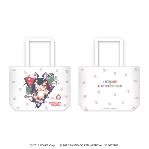 トートバッグ　大神ミオ「ホロライブ×SANRIO CHARACTERS」