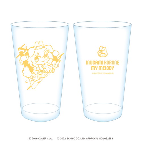 グラス　戌神ころね「ホロライブ×SANRIO CHARACTERS」