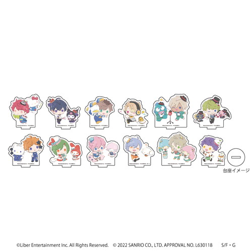 アクリルぷちスタンド「A3!×Sanrio characters」01/S＆S コンプリートBOX(全12種)