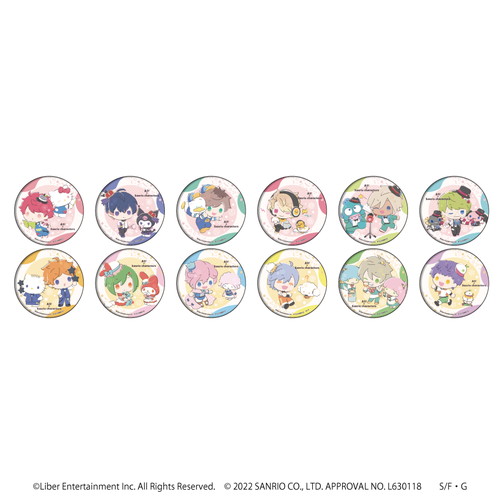 缶バッジ「A3!×Sanrio characters」01/S＆S コンプリートBOX(全12種)