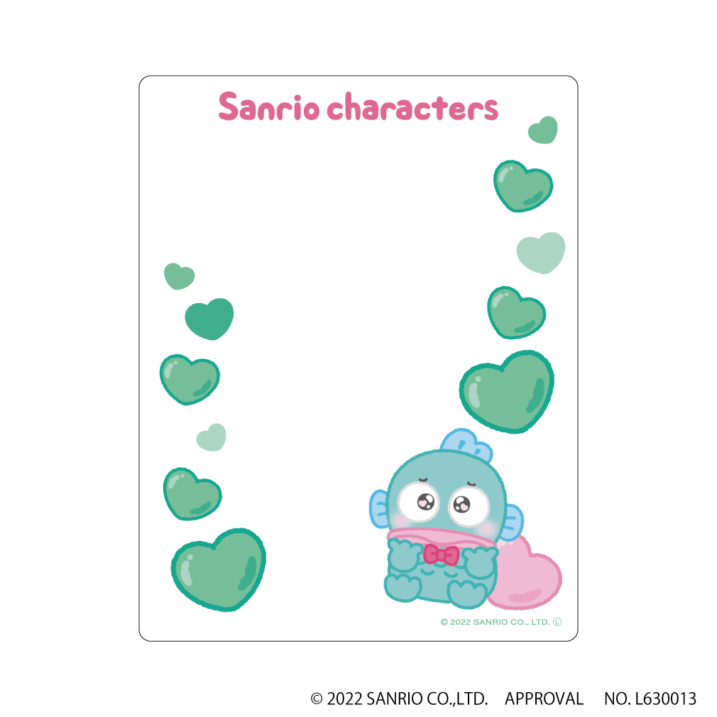 キャラフレームカード「サンリオキャラクターズ」01/エモきゅん ブラインド(8種)(公式イラスト)