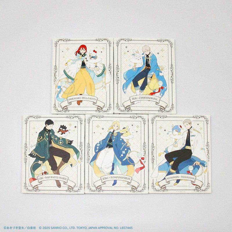 キャンバスボード「赤髪の白雪姫×サンリオキャラクターズ」02/ゼン×シナモロール(コラボイラスト)