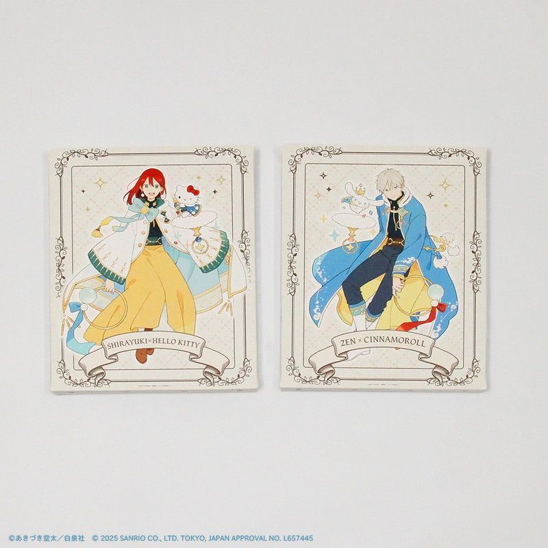 キャンバスボード「赤髪の白雪姫×サンリオキャラクターズ」02/ゼン×シナモロール(コラボイラスト)