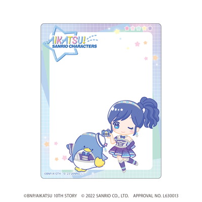 アクリルカード「アイカツ！×サンリオキャラクターズ」01/コンプリートBOX(全8種)(ミニキャライラスト)