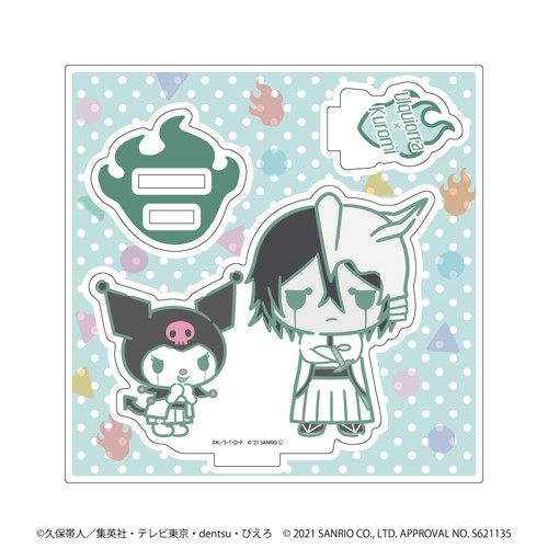 アクリルフィギュアプレート「BLEACH×Sanrio characters」08/ウルキオラ・シファー&クロミ