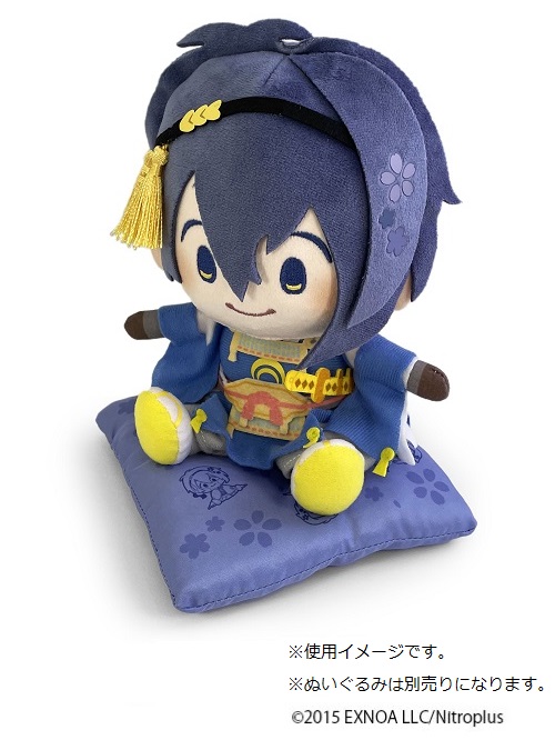 わんぱく!刀剣乱舞 ぬいぐるみ 座布団風クッション 山姥切国広