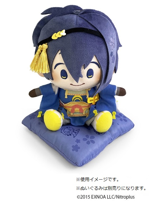 刀剣乱舞 わんぱく ぬいぐるみ 座布団風クッション へし切長谷部 へしきりはせべ わんぱく！刀剣乱舞｜「わんぱく！刀剣乱舞」座布団風クッション28/へ