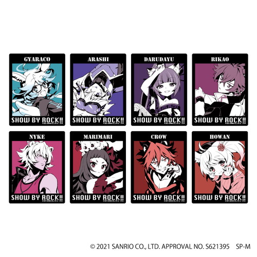 キャラフレームカード「SHOW BY ROCK!!」04/ピンナップデザイン 上巻ver　コンプリートBOX(全8種)(描き下ろしイラスト)