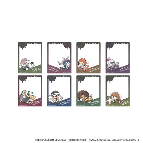 アクリルカード「ダンガンロンパ×サンリオキャラクターズ」01/コンプリートBOX(全8種)