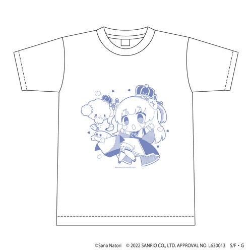 【限定商品】Tシャツ「名取さな×サンリオキャラクターズ」01/名取さな×こぎみゅんデザイン(描き下ろし)( Lサイズ)