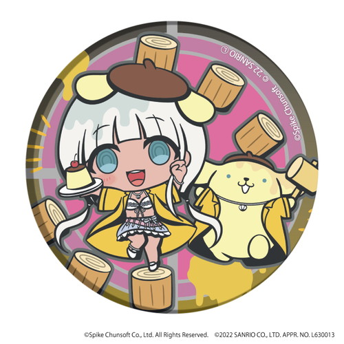 缶バッジ「ダンガンロンパ×サンリオキャラクターズ」06/コンプリートBOX(全8種)(イラスト)