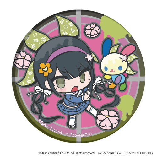 缶バッジ「ダンガンロンパ×サンリオキャラクターズ」06/ブラインド(8種)(イラスト)