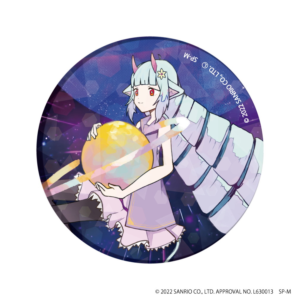 ホログラム缶バッジ(65mm)「SHOW BY ROCK!!」34/「惑星のダンスフロア」デザイン Bパターン(イラスト)