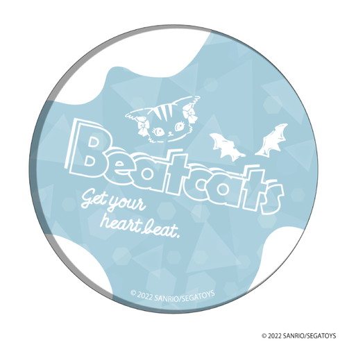 ホログラム缶バッジ(65mm)「Beatcats」01/ラジカセデザイン コンプリートBOX(全10種)(イラスト)