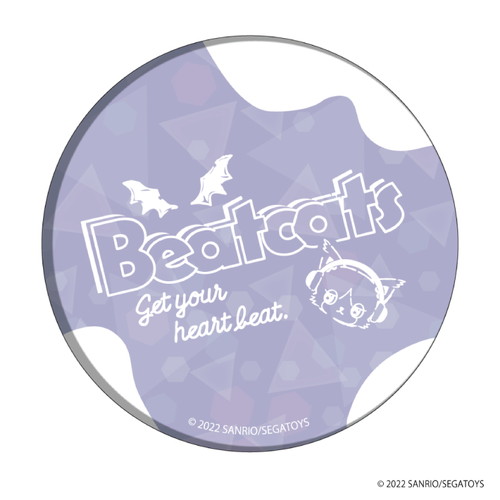 ホログラム缶バッジ(65mm)「Beatcats」01/ラジカセデザイン コンプリートBOX(全10種)(イラスト)