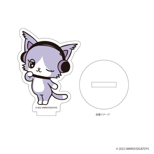 アクリルぷちスタンド「Beatcats」01/ステッカーデザイン ブラインド(10種)