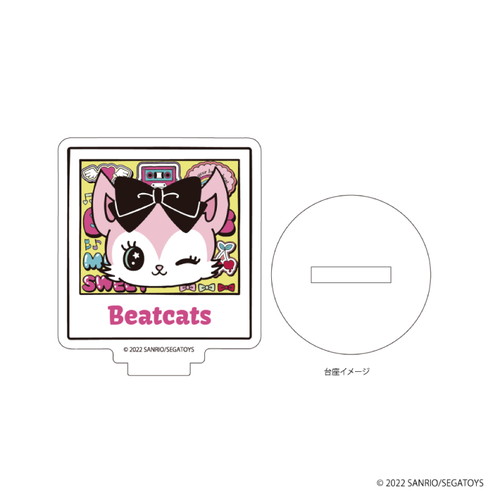 アクリルぷちスタンド「Beatcats」01/ステッカーデザイン ブラインド(10種)