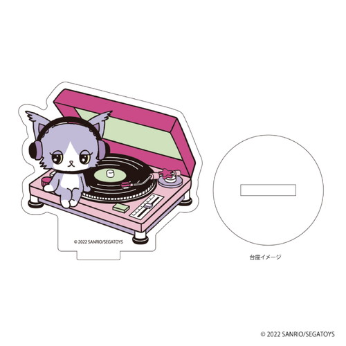 アクリルぷちスタンド「Beatcats」01/ステッカーデザイン ブラインド(10種)