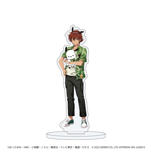 キャラアクリルフィギュア「ヒカルの碁×サンリオキャラクターズ」04/和谷義高×ポチャッコ(描き下ろし)