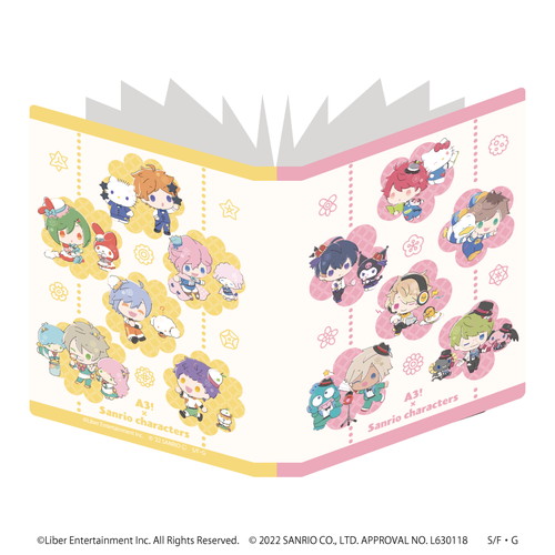 プレミアムポストカードホルダー「A3!×Sanrio characters」01/S＆S