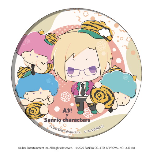 缶バッジ「A3!×Sanrio characters」02/A＆W ブラインド(12種)
