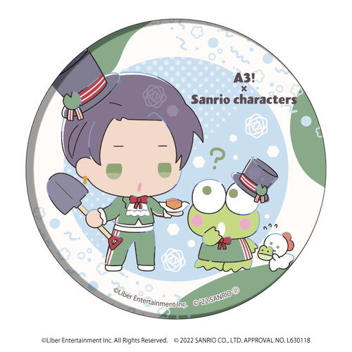 缶バッジ「A3!×Sanrio characters」02/A＆W ブラインド(12種)