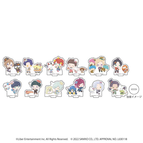 アクリルぷちスタンド「A3!×Sanrio characters」02/A＆W コンプリートBOX(全12種)