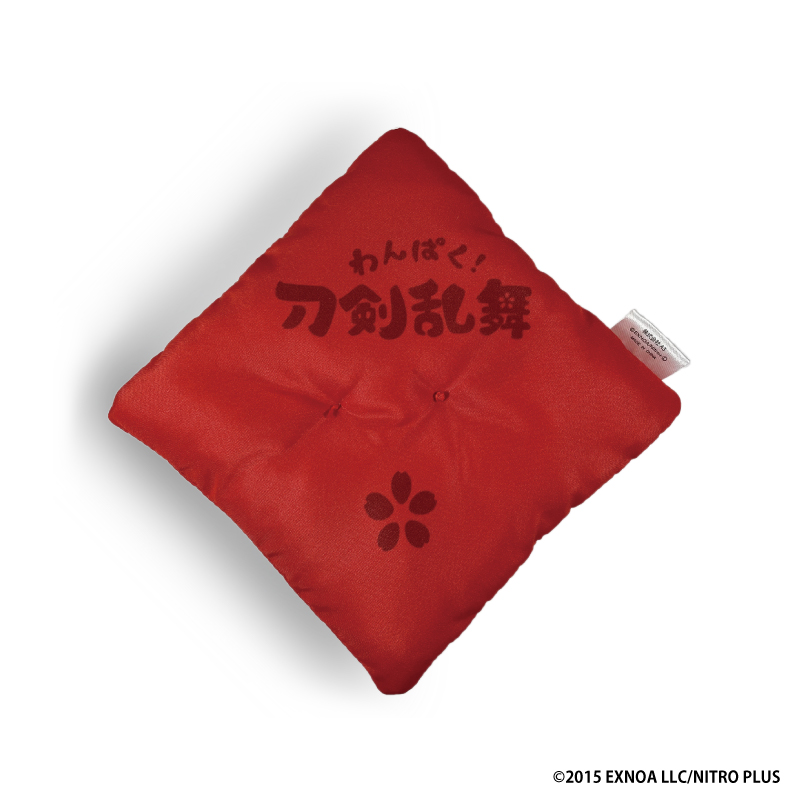 「わんぱく！刀剣乱舞」座布団風クッション59/しずかがたなぎなた