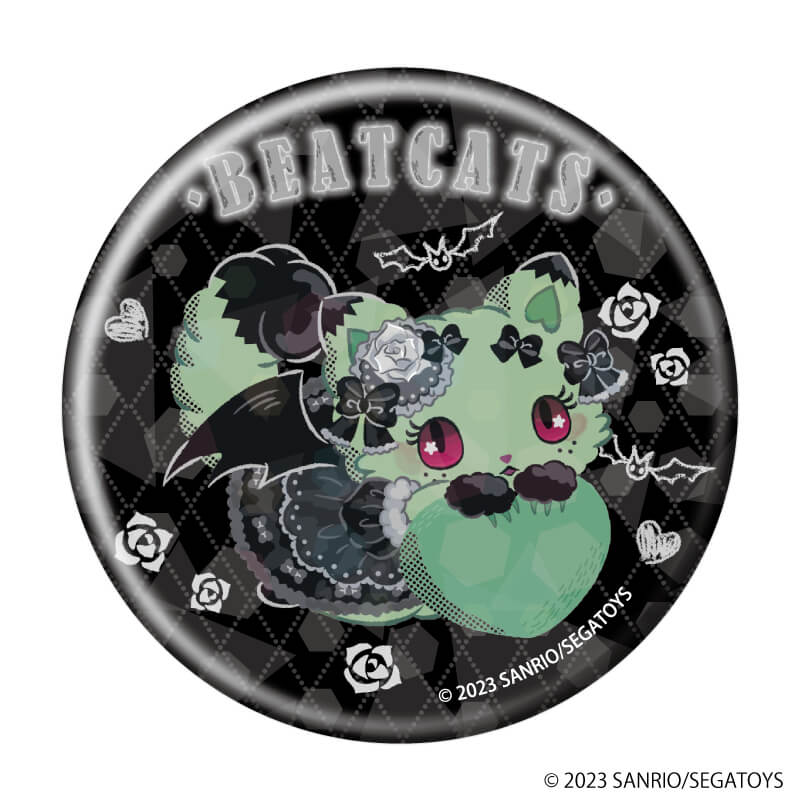 ホログラム缶バッジ(65mm)「Beatcats」02/和ゴシック コンプリートBOX(全10種)(公式イラスト)
