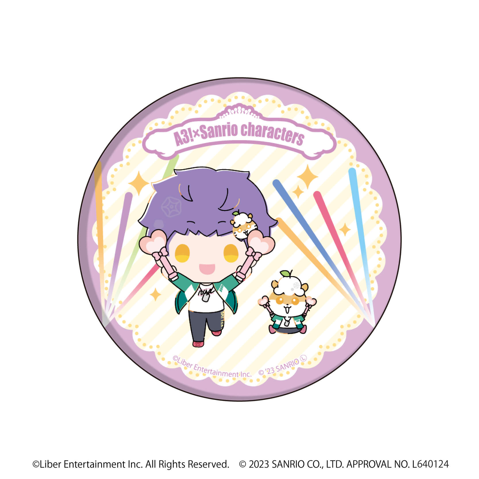 缶バッジ「A3!×Sanrio characters」03/S＆S ブラインド(12種)