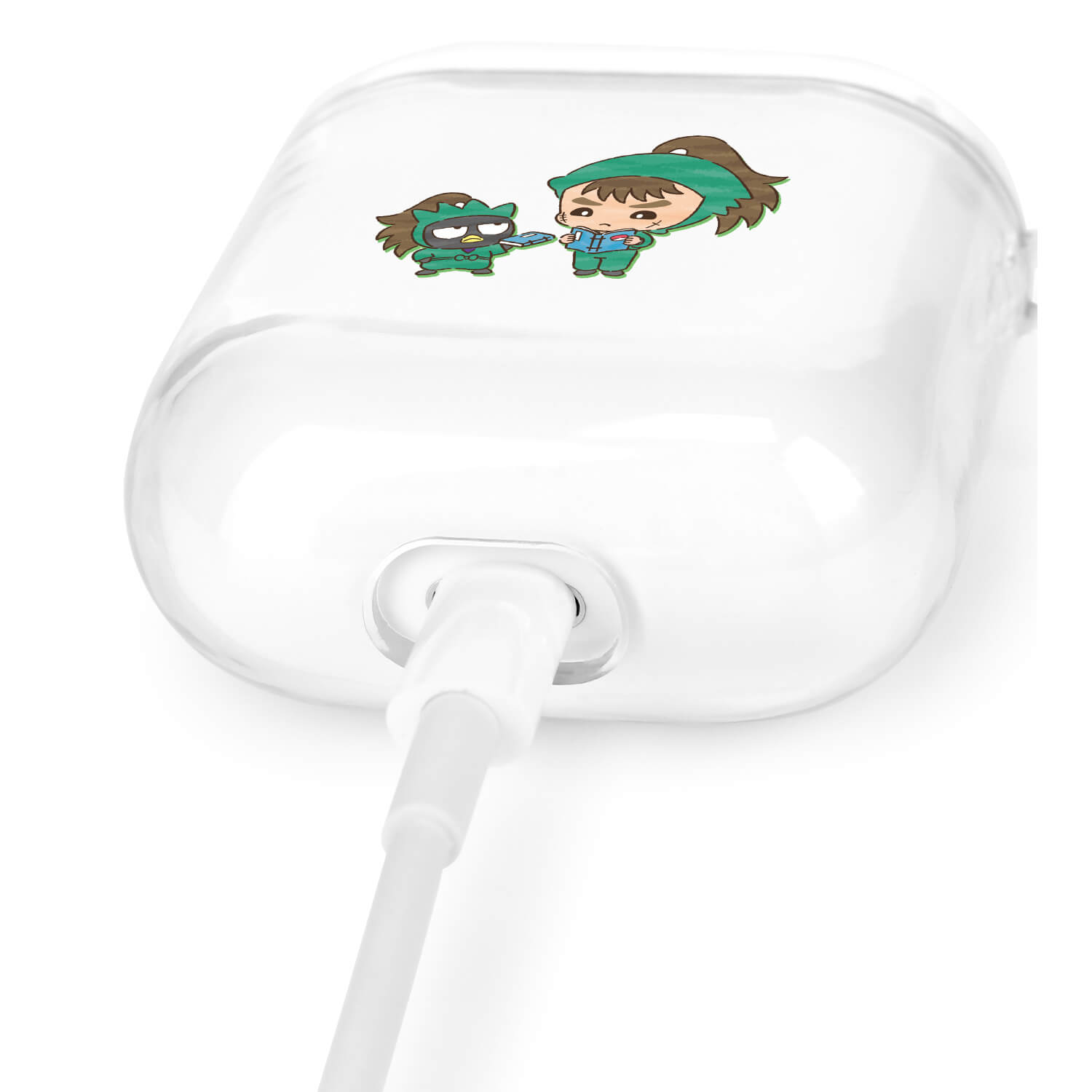 忍たま乱太郎×サンリオキャラクターズ　中在家長次×バッドばつ丸 AirPodsケース(対応機種/AirPods)