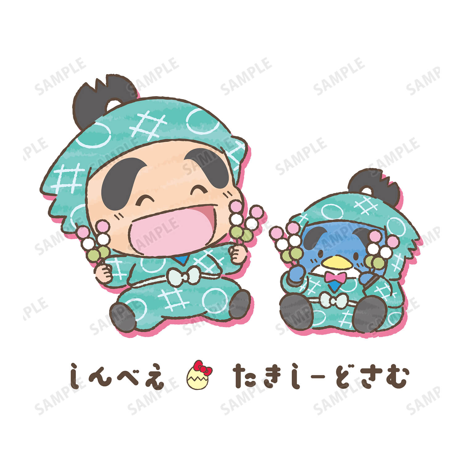 忍たま乱太郎×サンリオキャラクターズ　福富しんべヱ×タキシードサム パーカーメンズ(サイズ/M)
