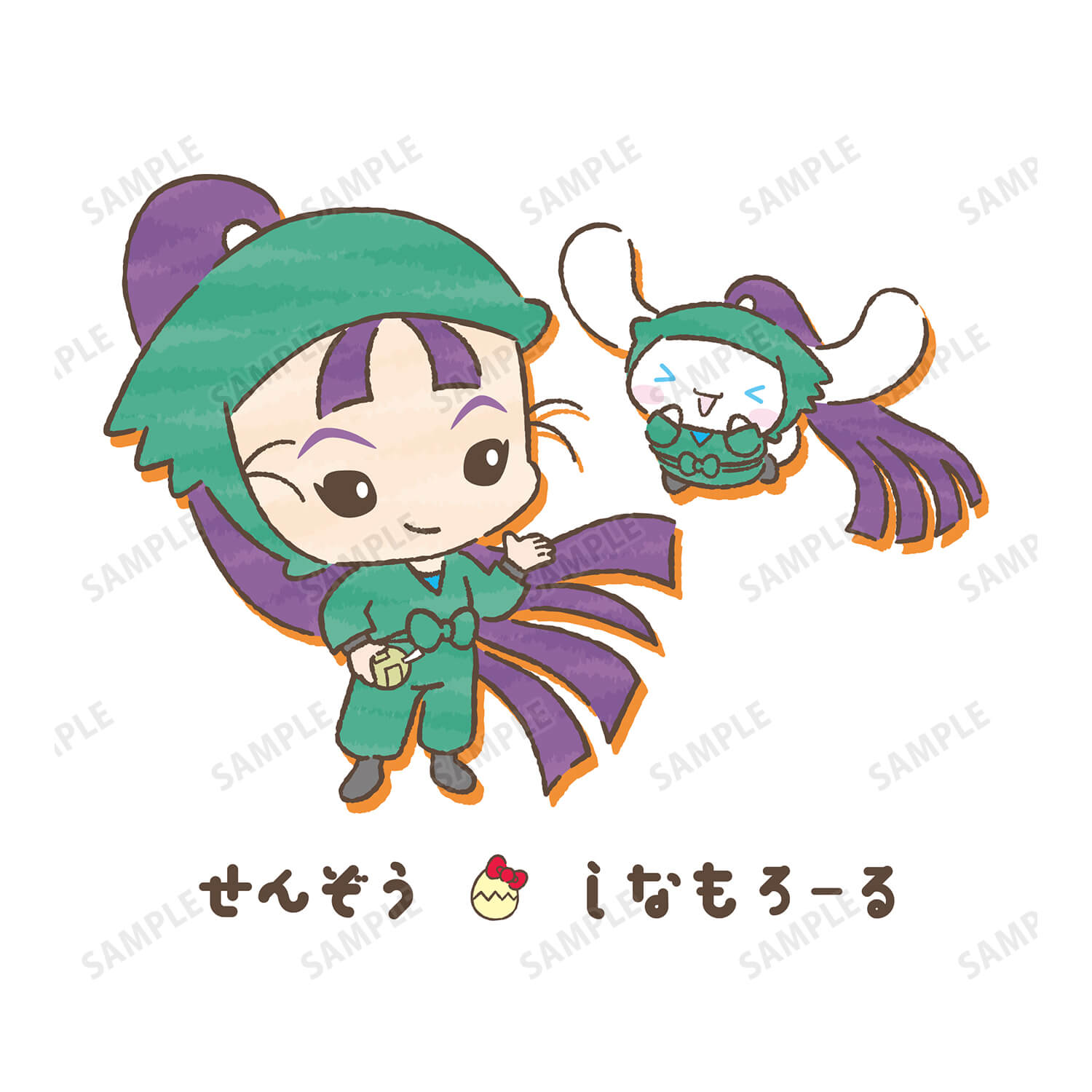 忍たま乱太郎×サンリオキャラクターズ　立花仙蔵×シナモロール パーカーメンズ(サイズ/XS)