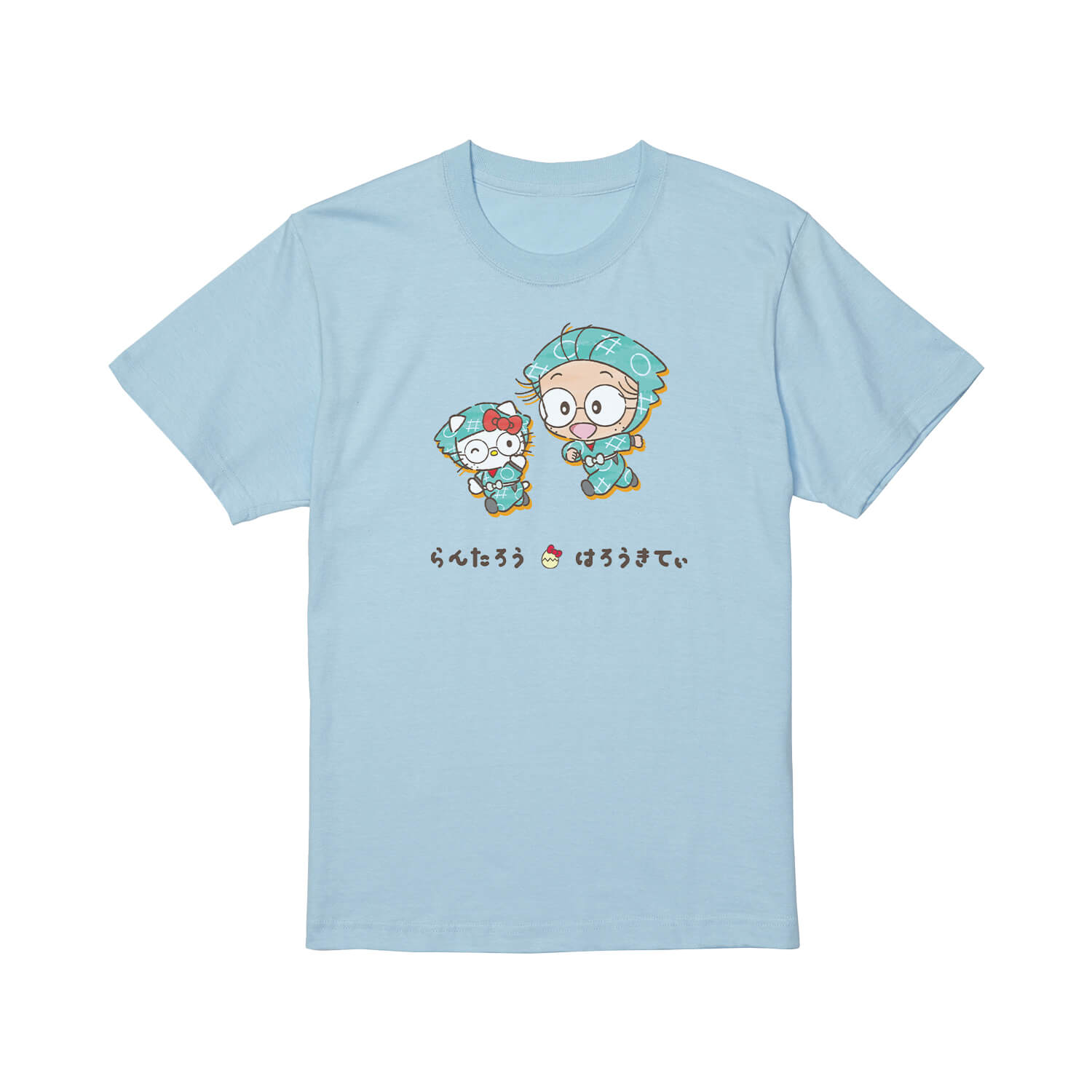 忍たま乱太郎×サンリオキャラクターズ　猪名寺乱太郎×ハローキティ Tシャツレディース(サイズ/XXXL)