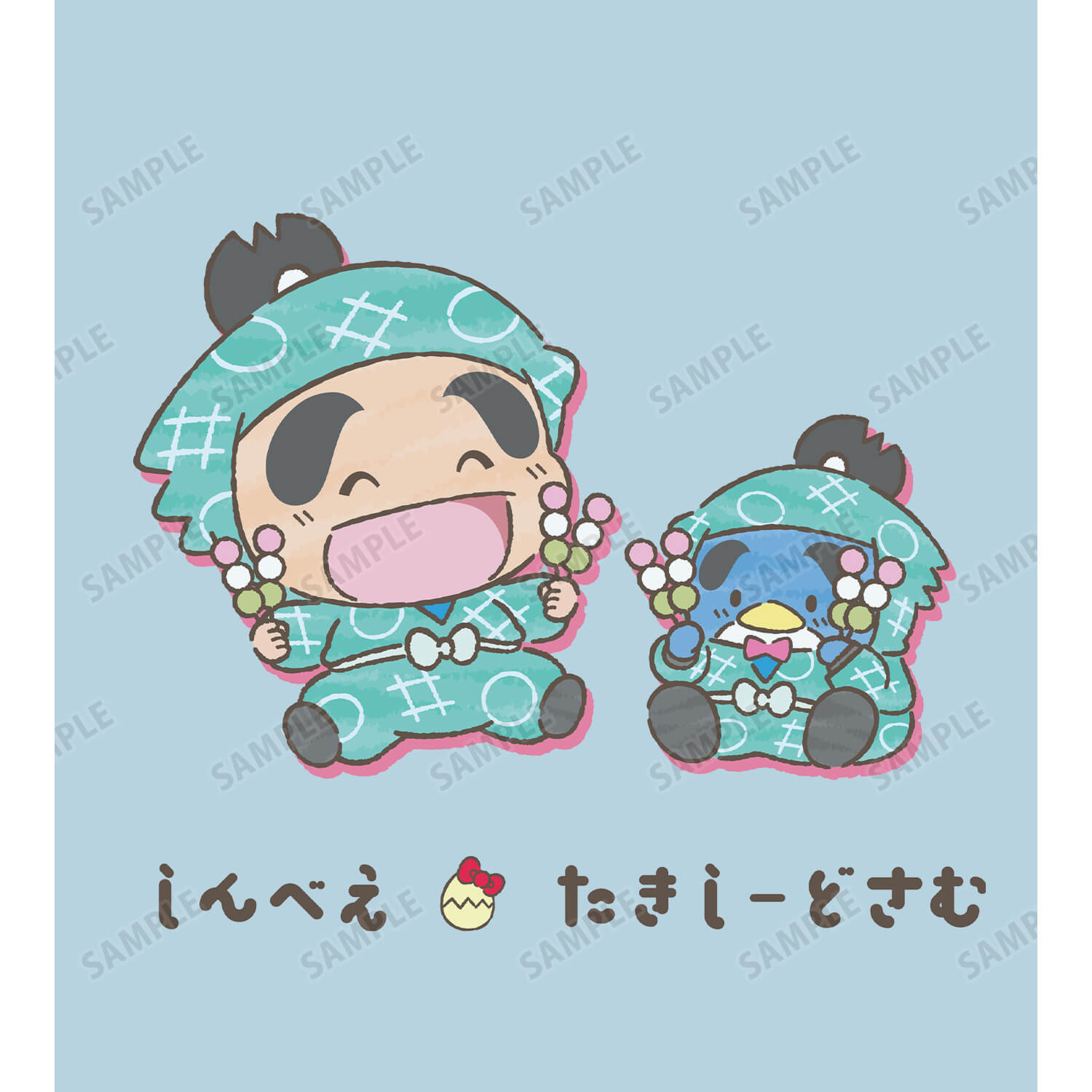 忍たま乱太郎×サンリオキャラクターズ　福富しんべヱ×タキシードサム Tシャツメンズ(サイズ/M)