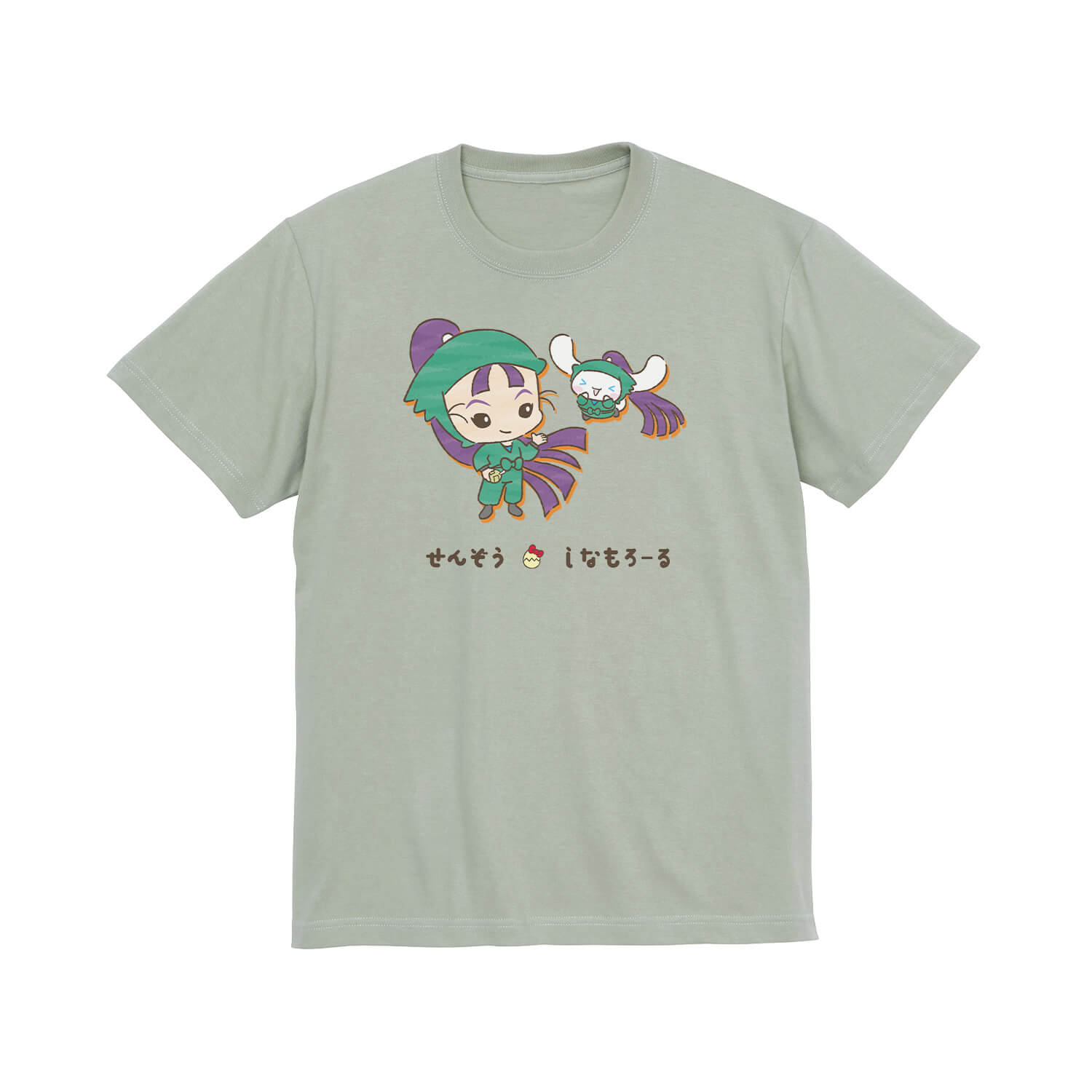 忍たま乱太郎×サンリオキャラクターズ　立花仙蔵×シナモロール Tシャツレディース(サイズ/XXL)